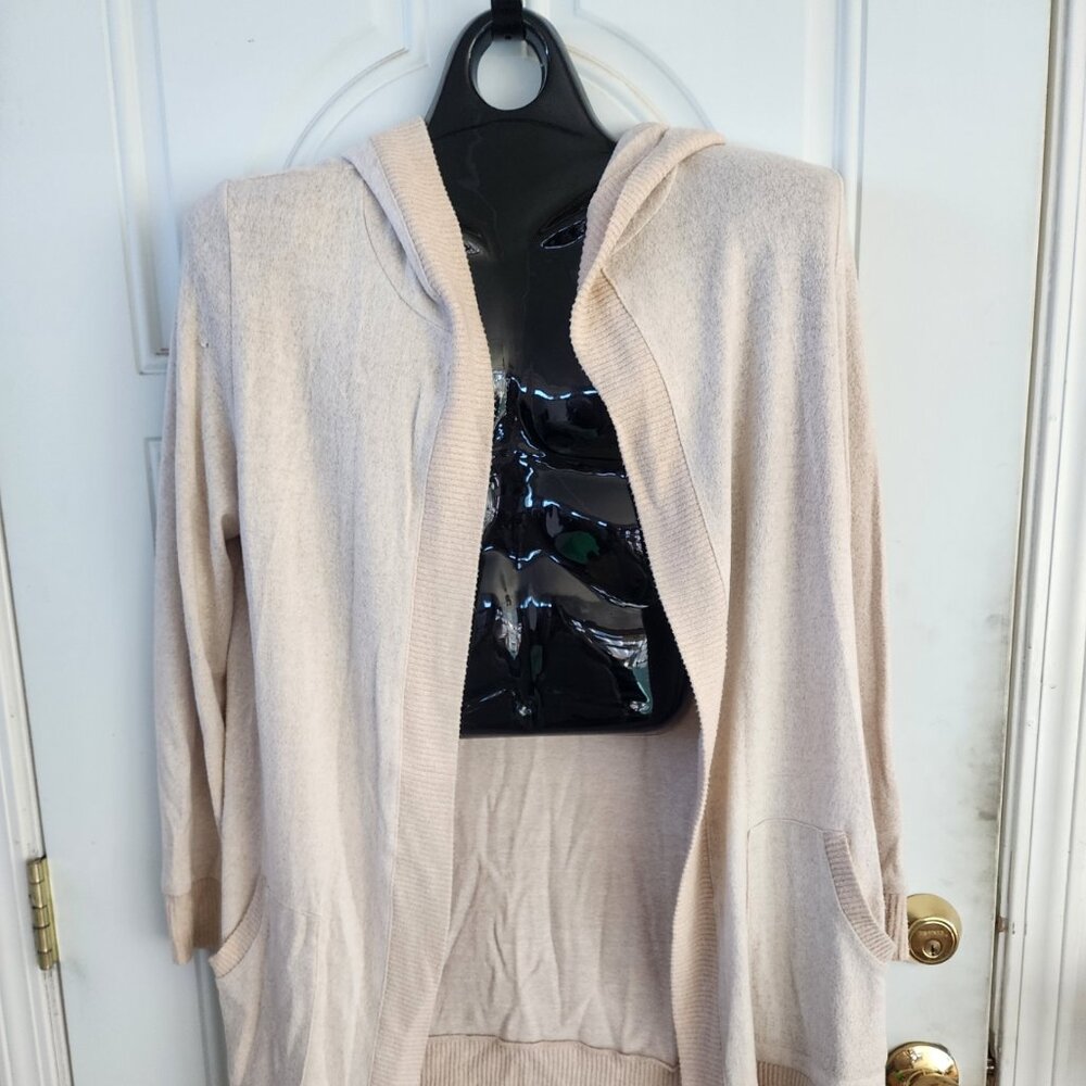 Pinque Erica Hooded Brush Knit Cardigan